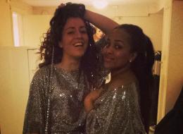 Makeda and Suzan dolled up